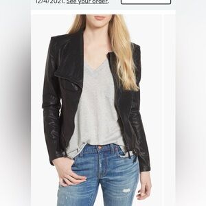 Blank NYC Black Leather Jacket